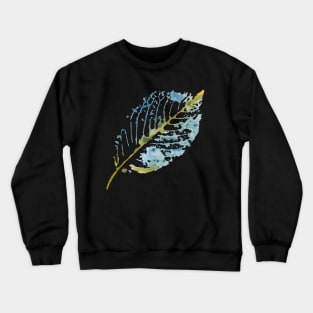 Watercolor autumn leaf Crewneck Sweatshirt